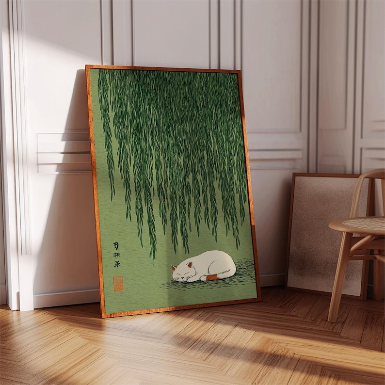 1 Buah Poster Kucing Jepang Di - Japanese Lifestyle ulasan dan harga