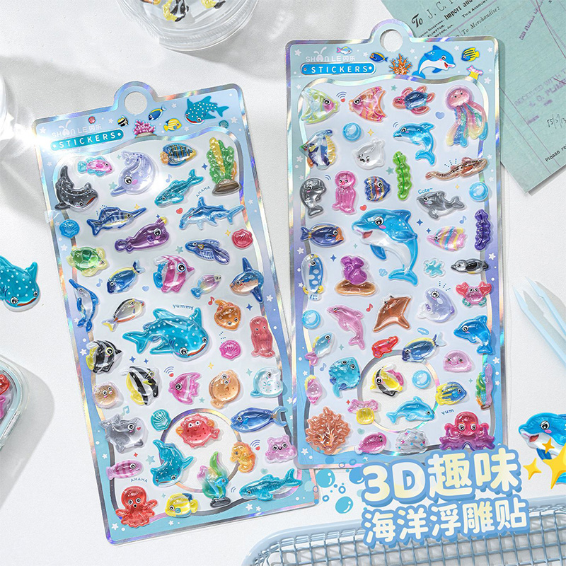 Stiker Kristal Relief 3D Kehid - Japanese Lifestyle Anime ulasan dan harga